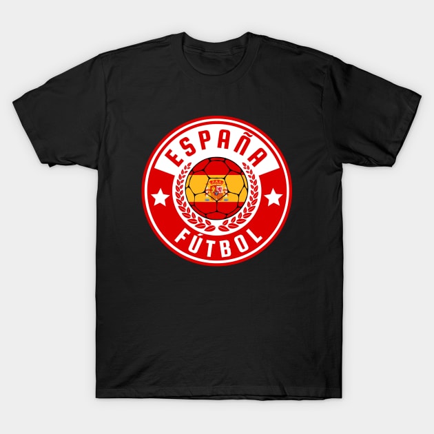 Espana Futbol T-Shirt by footballomatic